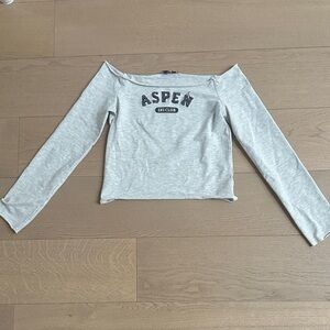 Edikted Light Gray Top with Pink Tag